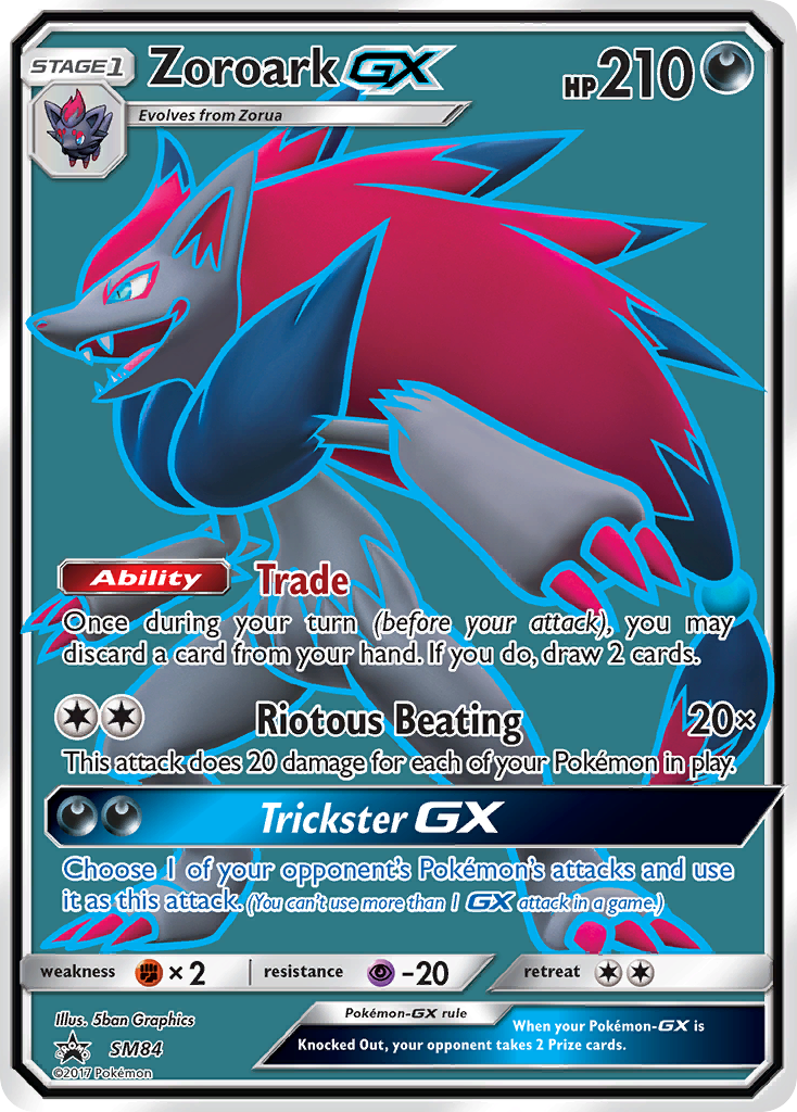 Zoroark GX (SM84) [Sun & Moon: Black Star Promos] | Event Horizon Hobbies CA