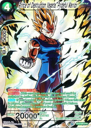 Prince of Destruction Vegeta, Prideful Warrior (SPR) (BT11-066) [Vermilion Bloodline] | Event Horizon Hobbies CA