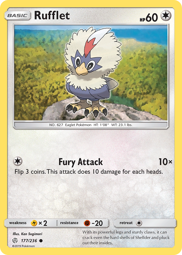 Rufflet (177/236) [Sun & Moon: Cosmic Eclipse] | Event Horizon Hobbies CA