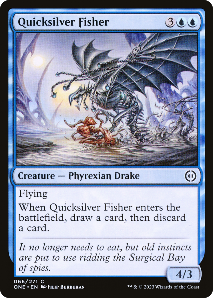 Quicksilver Fisher [Phyrexia: All Will Be One] | Event Horizon Hobbies CA