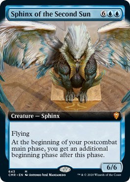 Sphinx of the Second Sun (Extended Art) [Commander Legends] | Event Horizon Hobbies CA