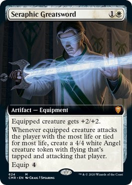 Seraphic Greatsword (Extended Art) [Commander Legends]