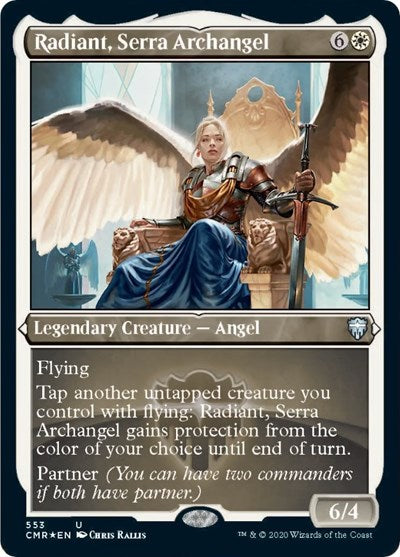 Radiant, Serra Archangel (Foil Etched) [Commander Legends] | Event Horizon Hobbies CA