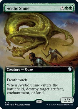 Acidic Slime (Extended Art) [Commander Legends] | Event Horizon Hobbies CA