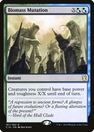 Biomass Mutation [Commander 2019]