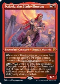 Najeela, the Blade-Blossom (Foil Etched) [Commander Legends] | Event Horizon Hobbies CA