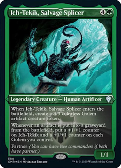 Ich-Tekik, Salvage Splicer (Foil Etched) [Commander Legends] | Event Horizon Hobbies CA