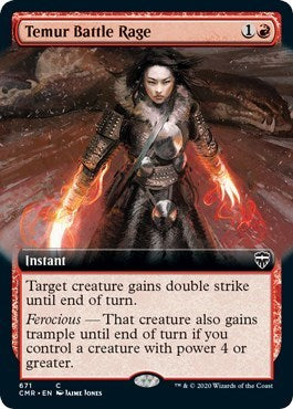 Temur Battle Rage (Extended Art) [Commander Legends]