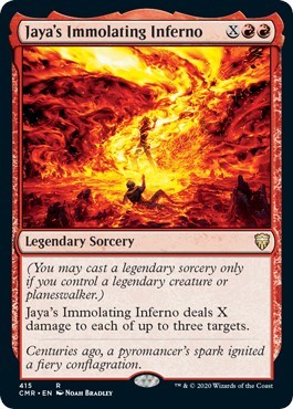 Jaya's Immolating Inferno [Commander Legends] | Event Horizon Hobbies CA