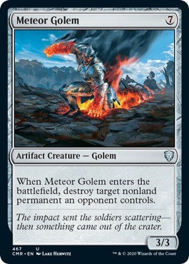 Meteor Golem (467) [Commander Legends] | Event Horizon Hobbies CA