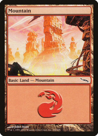 Mountain (302) [Mirrodin] | Event Horizon Hobbies CA