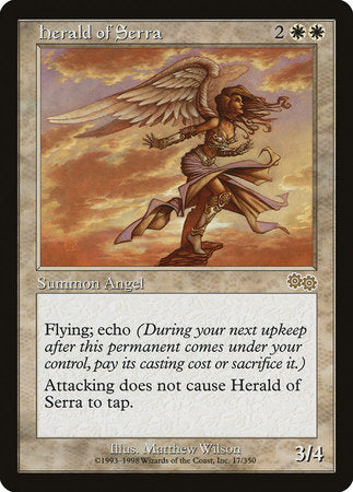 Herald of Serra [Urza's Saga] | Event Horizon Hobbies CA