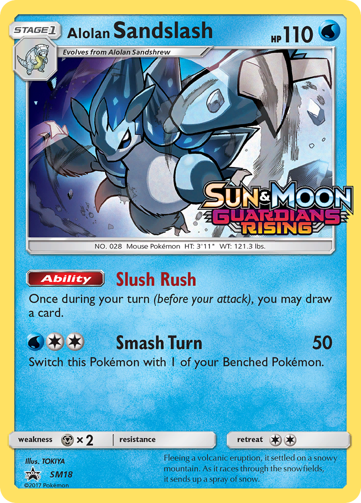 Alolan Sandslash (SM18) (Prerelease Promo) [Sun & Moon: Black Star Promos] | Event Horizon Hobbies CA