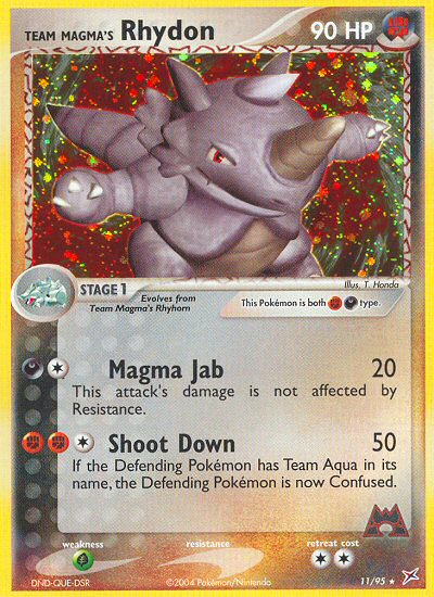 Team Magma's Rhydon (11/95) [EX: Team Magma vs Team Aqua] | Event Horizon Hobbies CA