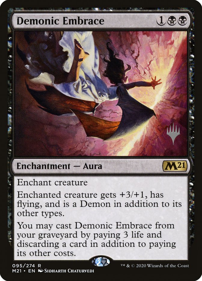 Demonic Embrace (Promo Pack) [Core Set 2021 Promos] | Event Horizon Hobbies CA