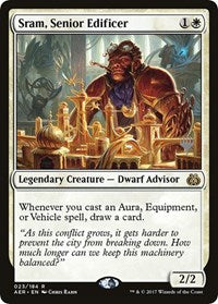 Sram, Senior Edificer [Aether Revolt Promos] | Event Horizon Hobbies CA