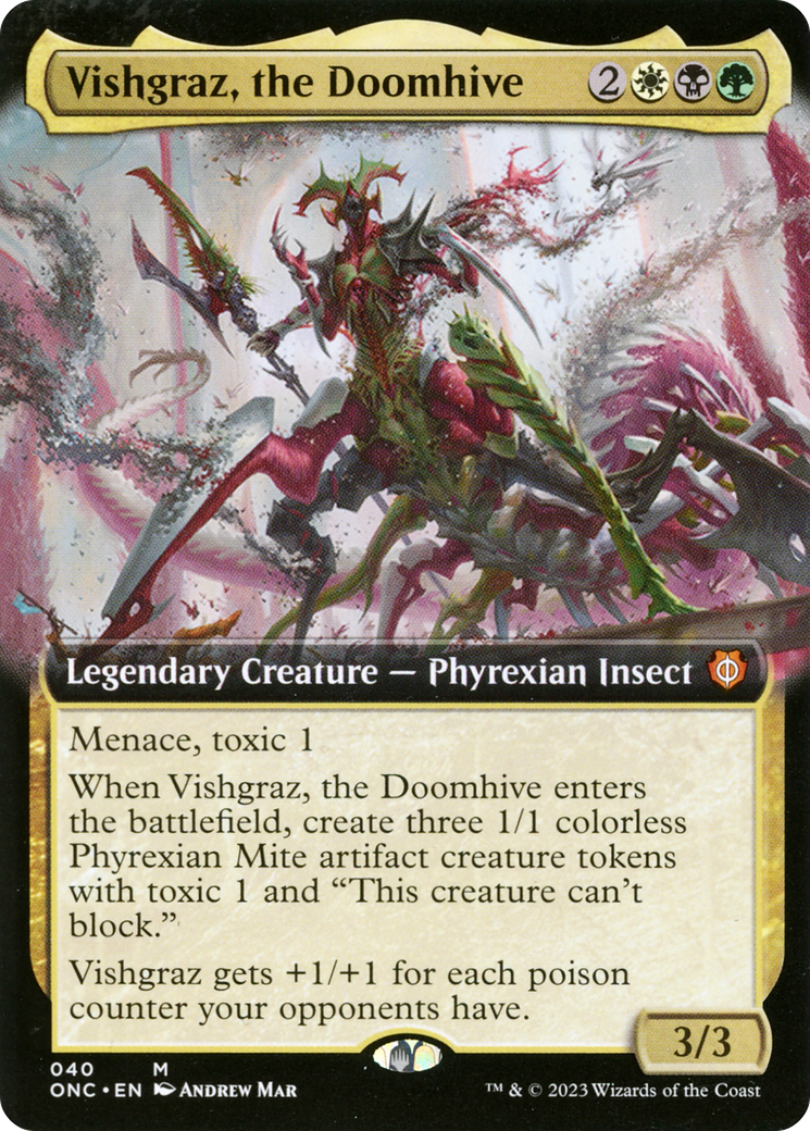 Vishgraz, the Doomhive (Extended Art) [Phyrexia: All Will Be One Commander] | Event Horizon Hobbies CA