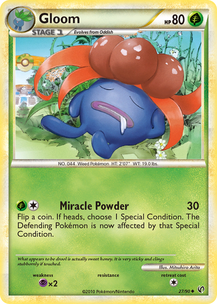 Gloom (27/90) [HeartGold & SoulSilver: Undaunted] | Event Horizon Hobbies CA