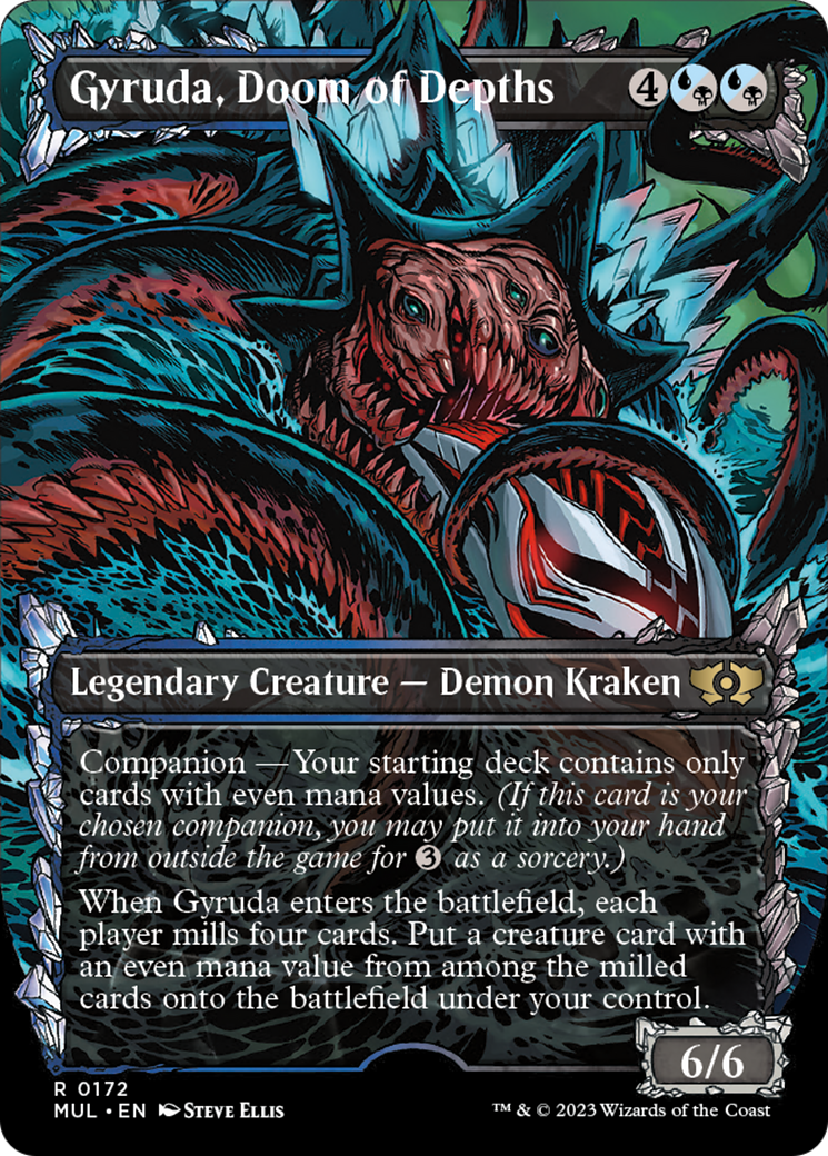 Gyruda, Doom of Depths (Halo Foil) [Multiverse Legends] | Event Horizon Hobbies CA