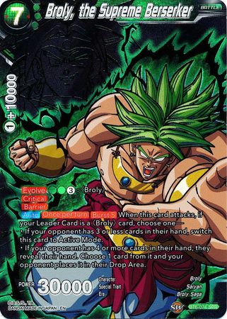 Broly, the Supreme Berserker (SPR) (BT6-074_SPR) [Destroyer Kings] | Event Horizon Hobbies CA