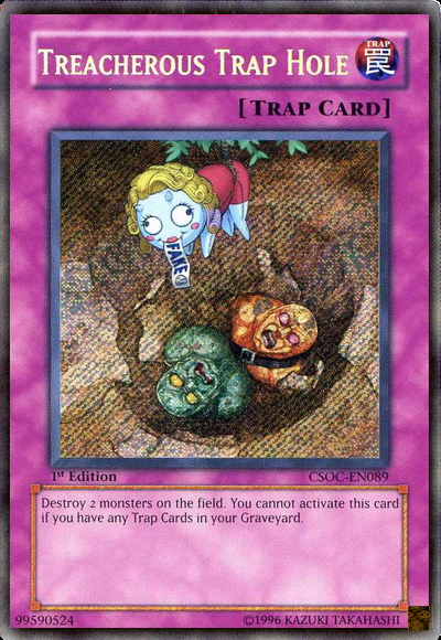 Treacherous Trap Hole [CSOC-EN089] Secret Rare | Event Horizon Hobbies CA