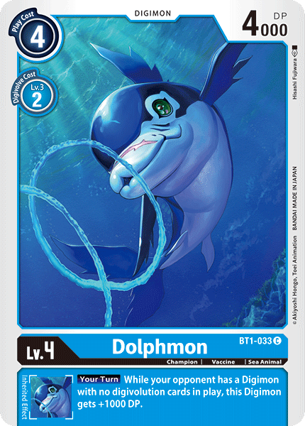 Dolphmon [BT1-033] [Release Special Booster Ver.1.0] | Event Horizon Hobbies CA