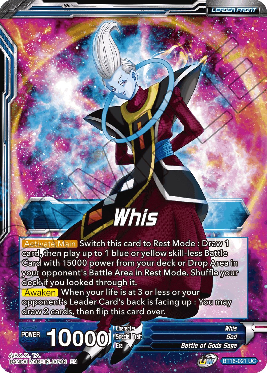 Whis // Whis, Invitation to Battle (BT16-021) [Realm of the Gods Prerelease Promos] | Event Horizon Hobbies CA