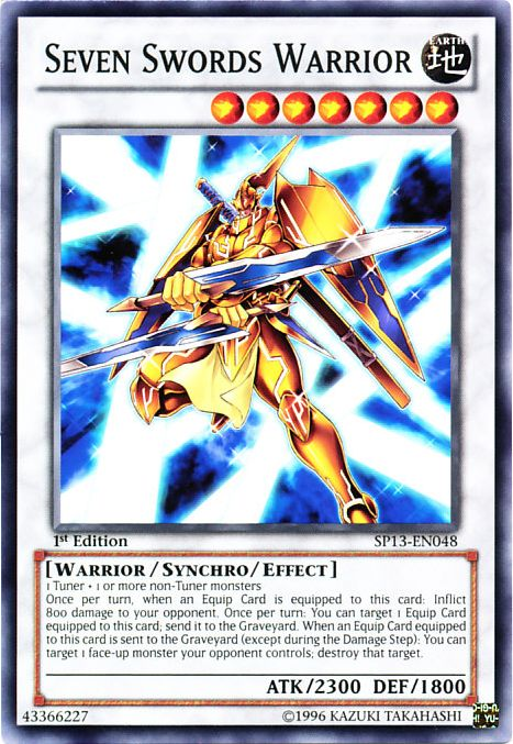 Seven Swords Warrior [SP13-EN048] Common | Event Horizon Hobbies CA