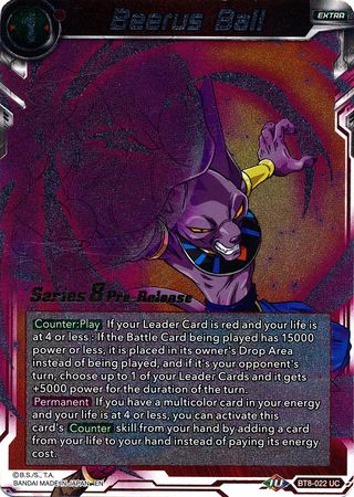 Beerus Ball (BT8-022_PR) [Malicious Machinations Prerelease Promos] | Event Horizon Hobbies CA