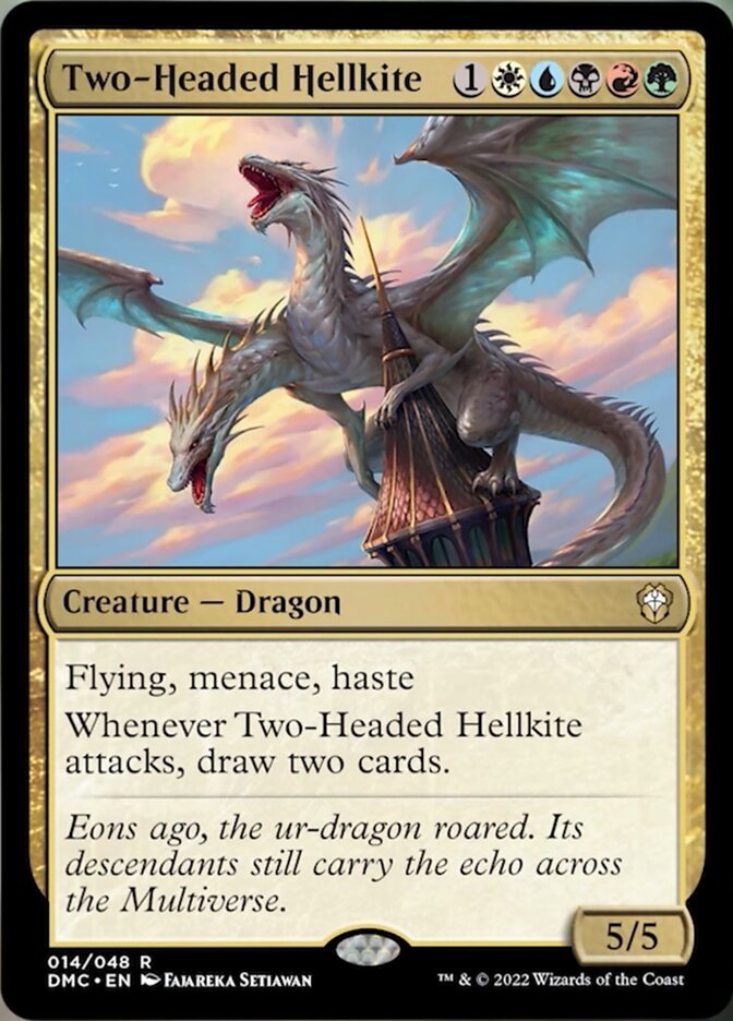 Two-Headed Hellkite [Dominaria United Commander] | Event Horizon Hobbies CA