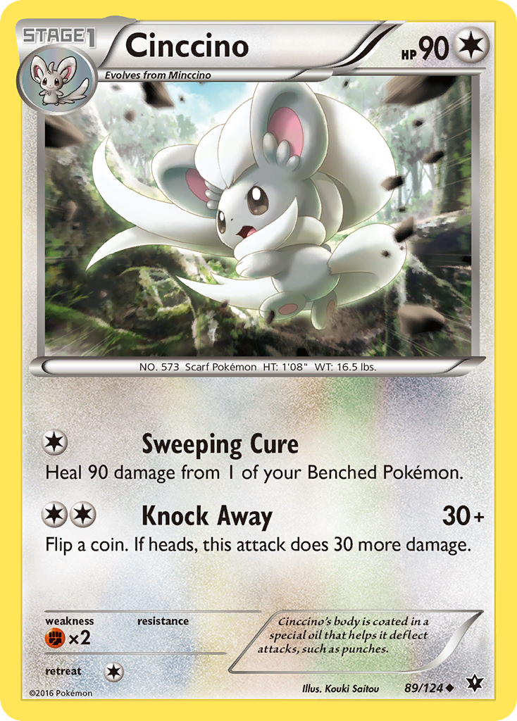 Cinccino (89/124) [XY: Fates Collide] | Event Horizon Hobbies CA