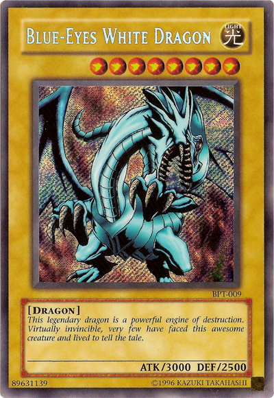 Blue-Eyes White Dragon [BPT-009] Secret Rare | Event Horizon Hobbies CA