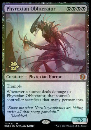 Phyrexian Obliterator [Phyrexia: All Will Be One Prerelease Promos] | Event Horizon Hobbies CA