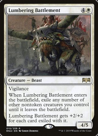 Lumbering Battlement [Ravnica Allegiance] | Event Horizon Hobbies CA