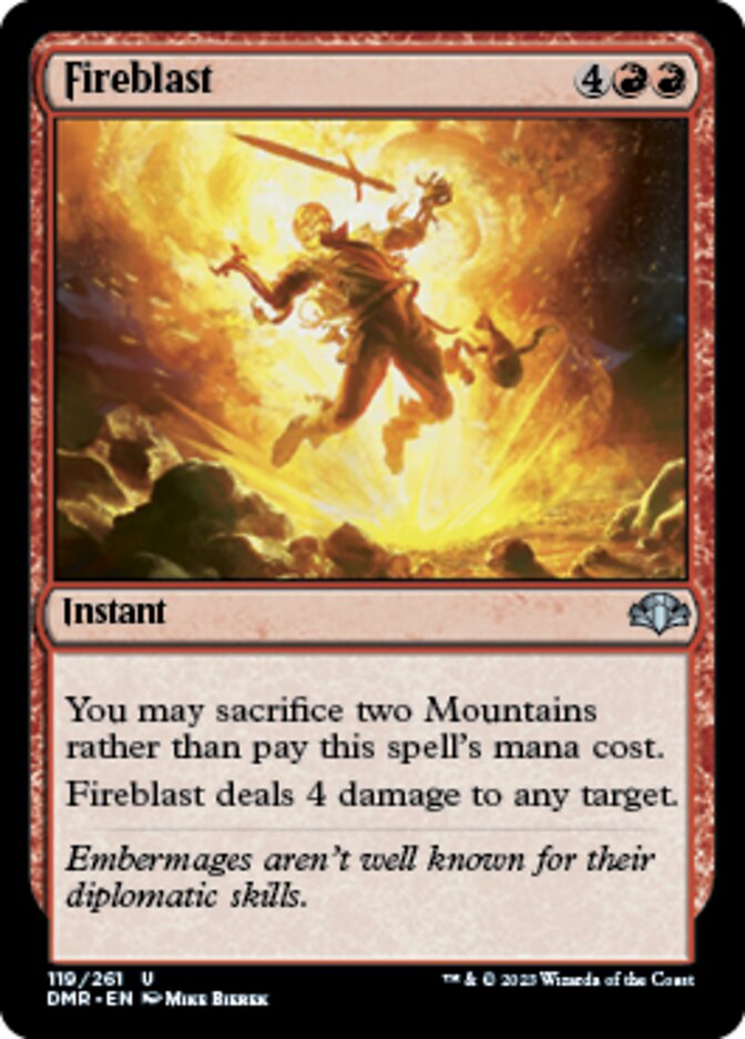 Fireblast [Dominaria Remastered] | Event Horizon Hobbies CA