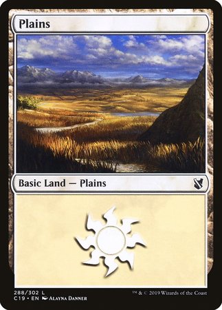 Plains (288) [Commander 2019] | Event Horizon Hobbies CA