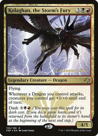 Kolaghan, the Storm's Fury [Fate Reforged Promos] | Event Horizon Hobbies CA