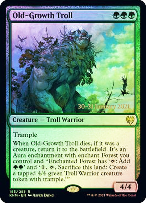 Old-Growth Troll  [Kaldheim Prerelease Promos] | Event Horizon Hobbies CA