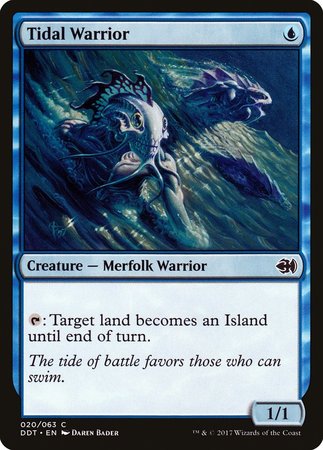 Tidal Warrior [Duel Decks: Merfolk vs. Goblins] | Event Horizon Hobbies CA