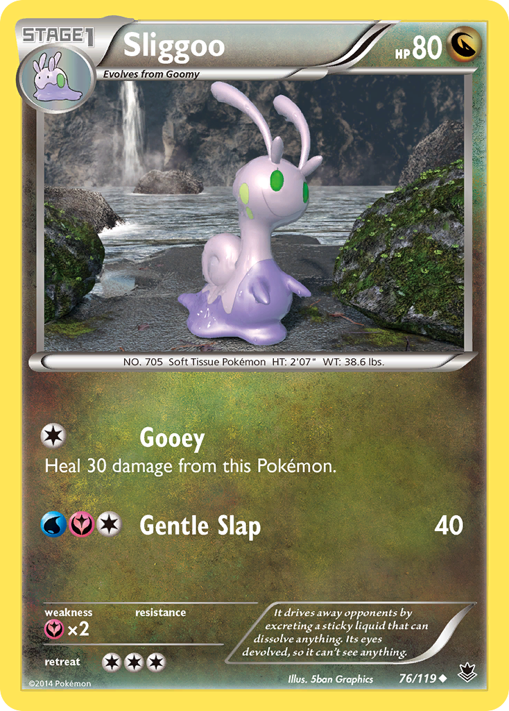 Sliggoo (76/119) [XY: Phantom Forces] | Event Horizon Hobbies CA