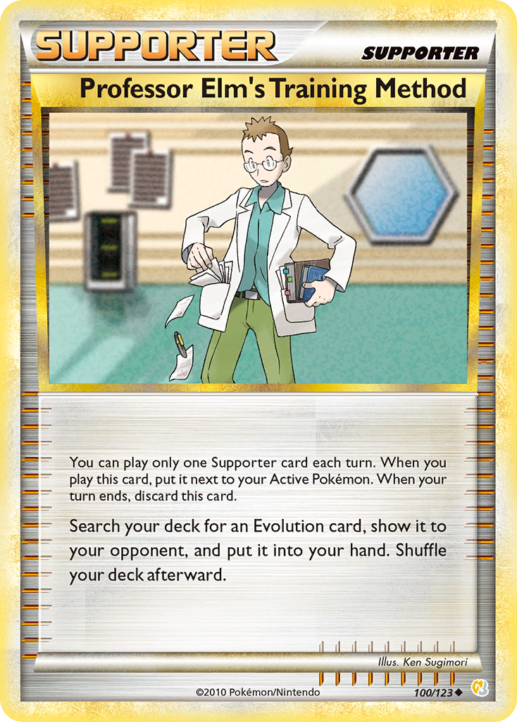 Professor Elm's Training Method (100/123) [HeartGold & SoulSilver: Base Set] | Event Horizon Hobbies CA