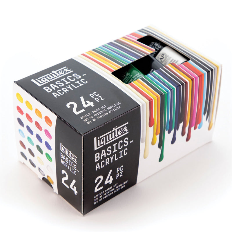 Liquitex Basics Acrylic Colours Set  (24x22mL)