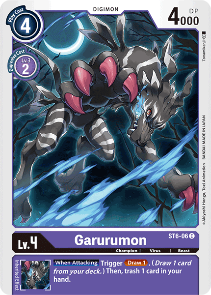 Garurumon [ST6-06] [Starter Deck: Venomous Violet] | Event Horizon Hobbies CA