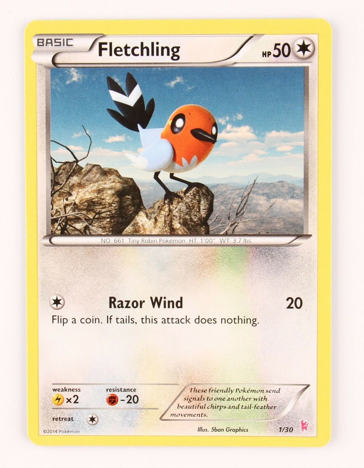 Fletchling (1/30) [XY: Trainer Kit - Sylveon] | Event Horizon Hobbies CA