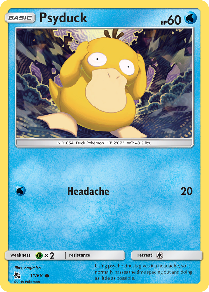 Psyduck (11/68) [Sun & Moon: Hidden Fates] | Event Horizon Hobbies CA