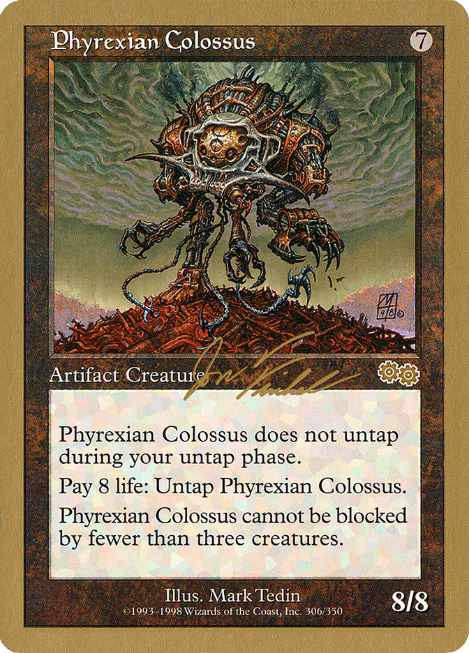 Phyrexian Colossus (Jon Finkel) [World Championship Decks 2000] | Event Horizon Hobbies CA