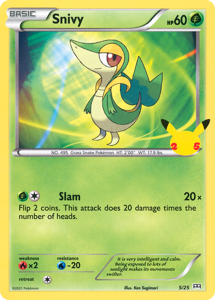 Snivy (5/25) [McDonald's 25th Anniversary] | Event Horizon Hobbies CA