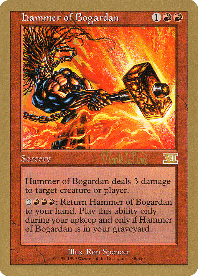 Hammer of Bogardan (Mark Le Pine) [World Championship Decks 1999] | Event Horizon Hobbies CA