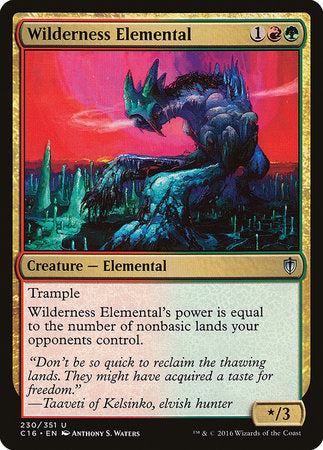 Wilderness Elemental [Commander 2016] | Event Horizon Hobbies CA