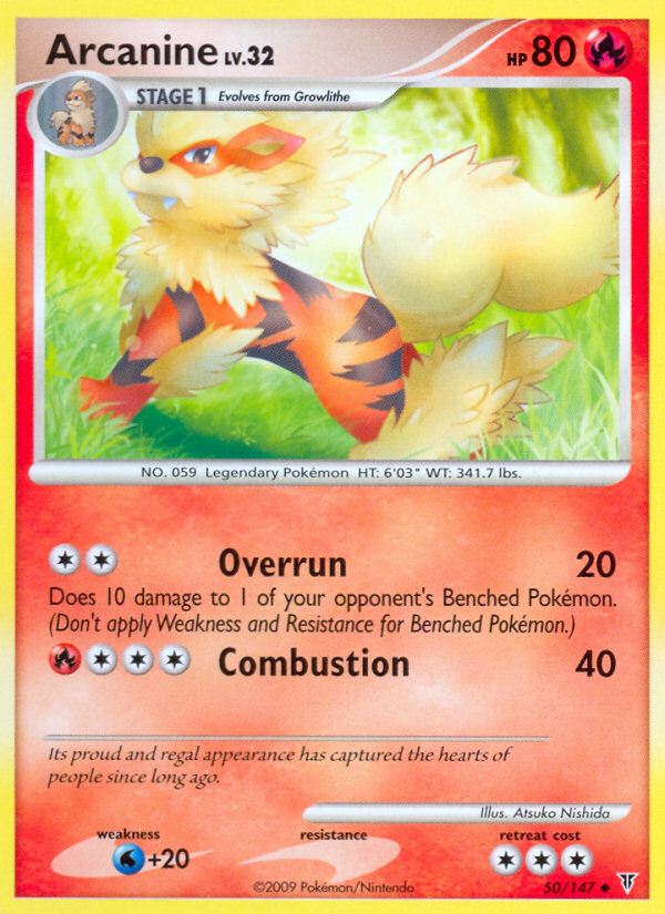 Arcanine (50/147) [Platinum: Supreme Victors] | Event Horizon Hobbies CA